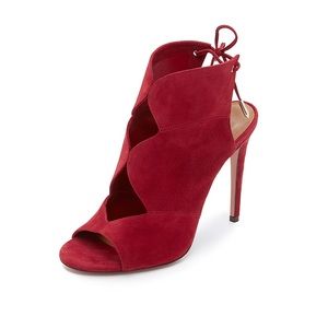Aquazzura Pasadena Open Toe High Heel Booties